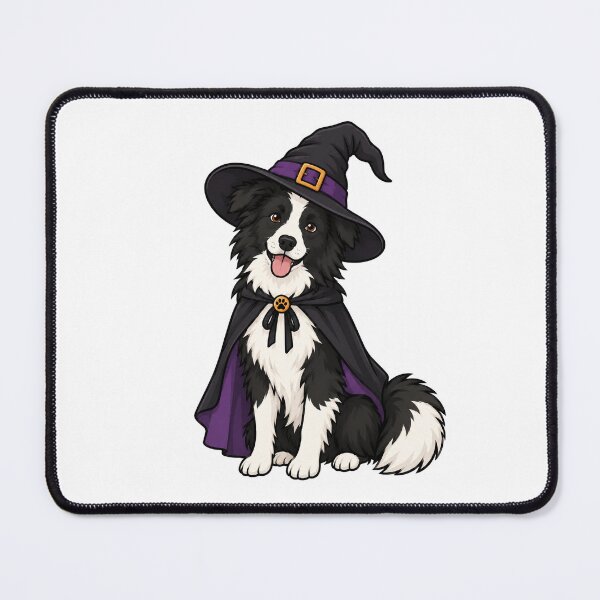 Item preview, Border Collie Halloween Witch designed and sold by channeleffect.