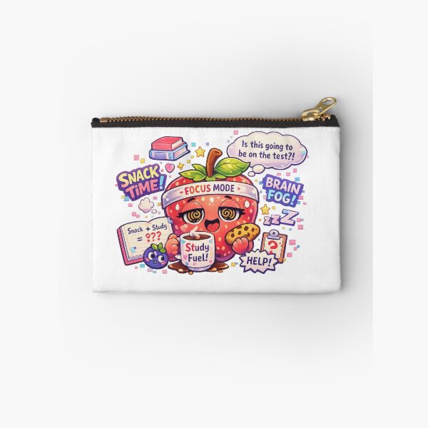 Item preview, Focus Mode – Pastel Kawaii Strawberry Snack & Study designed and sold by Sommium .