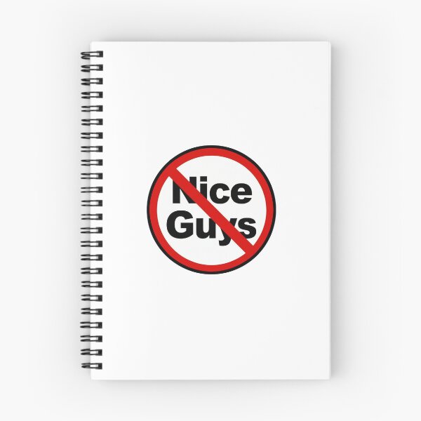 Item preview, No More "Nice Guys" - No Nice Guys – Bold Prohibition Symbol Graphic designed and sold by NotSoSubtleRosiePeas.