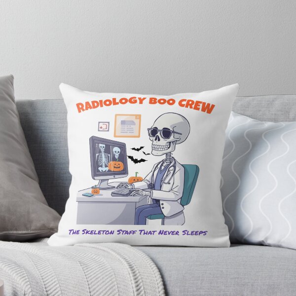 Item preview, Radiology Boo Crew Halloween Skeleton Radiologist designed and sold by Zenith-Co.