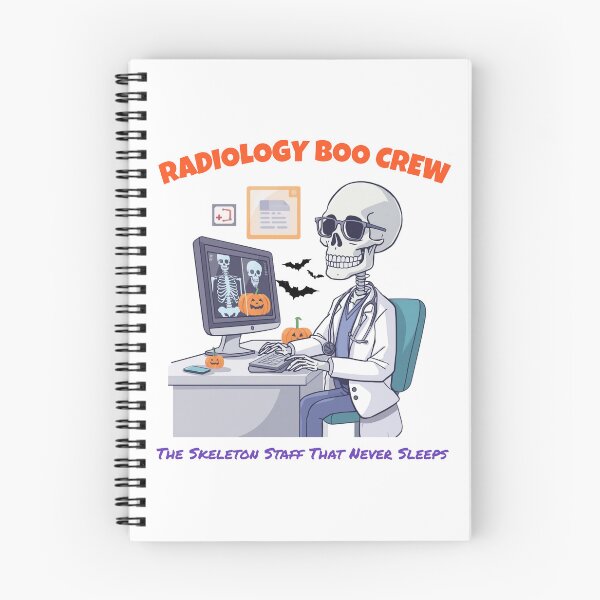 Item preview, Radiology Boo Crew Halloween Skeleton Radiologist designed and sold by Zenith-Co.