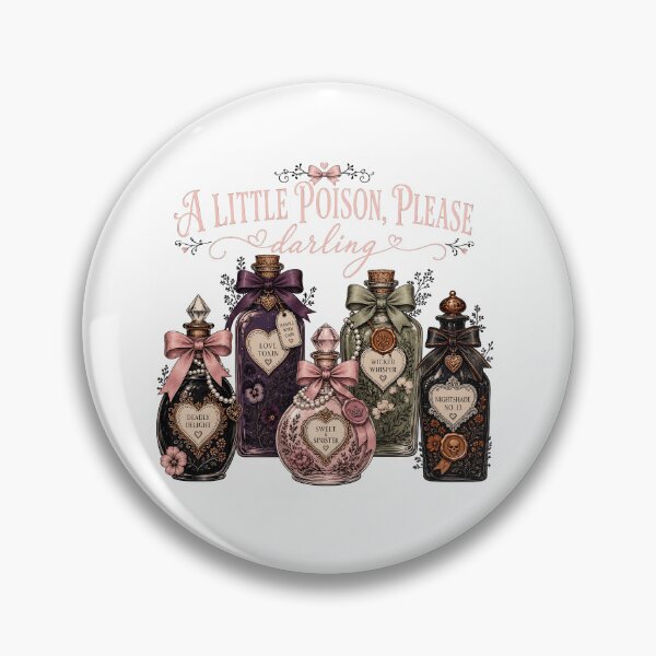 Item preview, A Little Poison, Please Darling – Coquette Potions designed and sold by JoyfullyOffbeat.