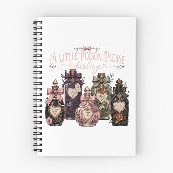 Item preview, A Little Poison, Please Darling – Coquette Potions designed and sold by JoyfullyOffbeat.