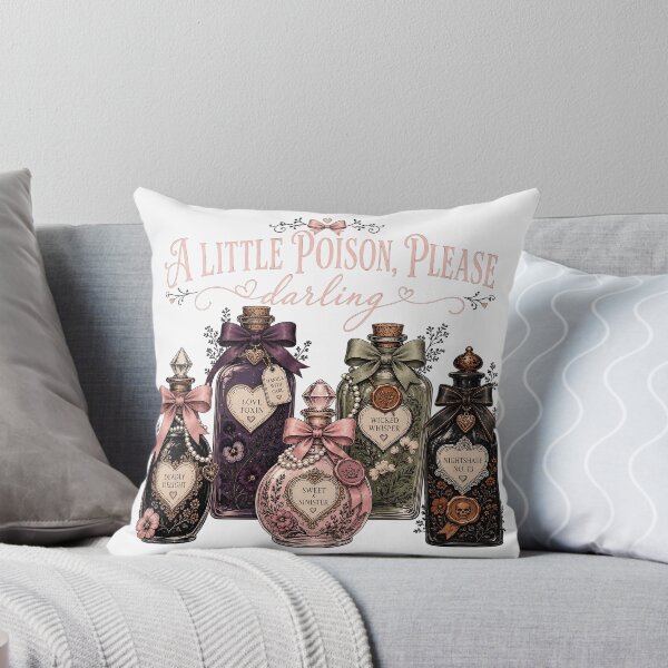 Item preview, A Little Poison, Please Darling – Coquette Potions designed and sold by JoyfullyOffbeat.
