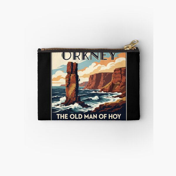 Item preview, Old Man of Hoy Orkney Scotland Vintage Travel Poster designed and sold by Loom on the Loch.
