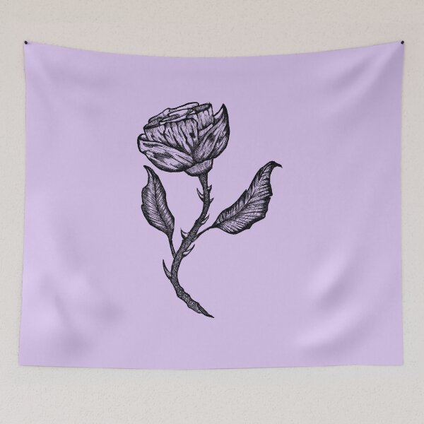 Item preview, Rose Flower | Hand Drawn Botanical Art | Wild Rose designed and sold by Half Mess.