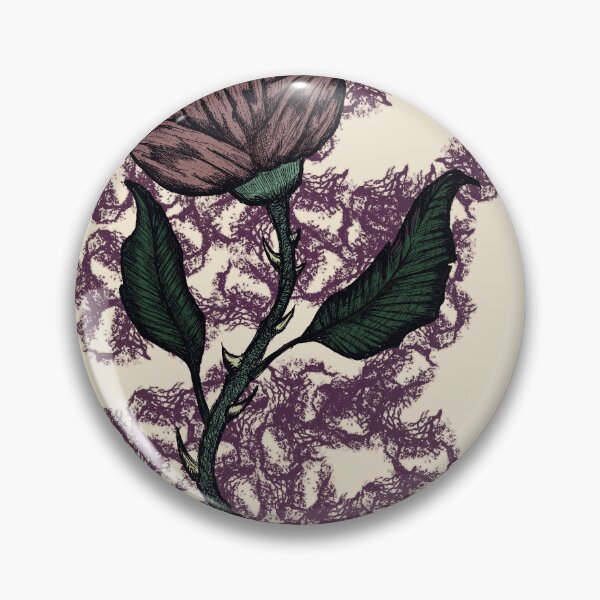 Item preview, Rose Flower | Hand Drawn Botanical Art | Wild Rose designed and sold by Half Mess.
