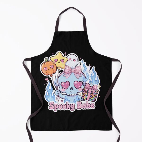 Item preview, Spooky Babe Blue Flame Skull Coquette Halloween Balloons Kawaii designed and sold by HealingEraInk.