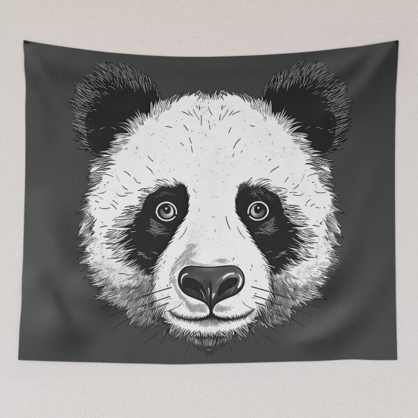 Item preview, Panda bear illustration designed and sold by Twosided.