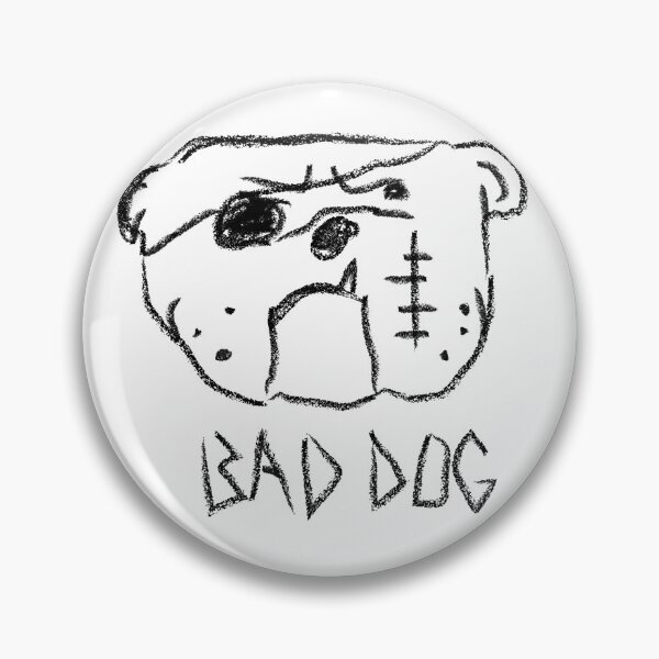 Item preview, Bad Dog hand drawn rendition of its artwork  designed and sold by baddogboards.