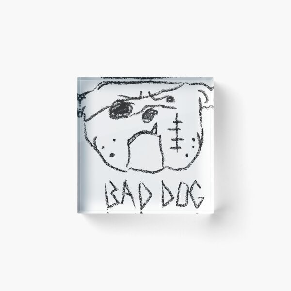 Item preview, Bad Dog hand drawn rendition of its artwork  designed and sold by baddogboards.