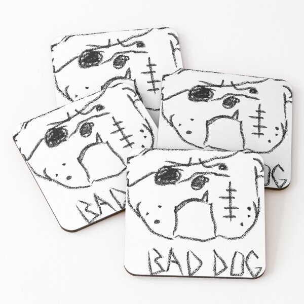 Item preview, Bad Dog hand drawn rendition of its artwork  designed and sold by baddogboards.