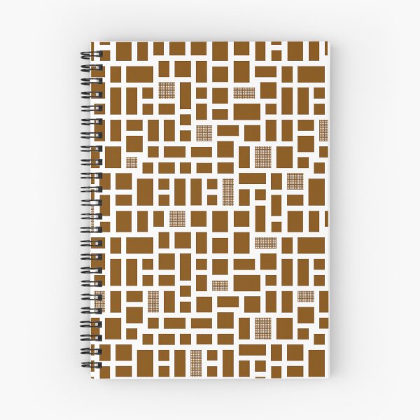 Aperçu de l'œuvre Carreau de mosaïque minimaliste - Brun créée et vendue par CurioEphemeres.