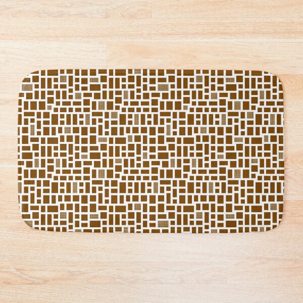 Item preview, Minimalist Mosaic Tile - Brown designed and sold by CurioEphemeres.