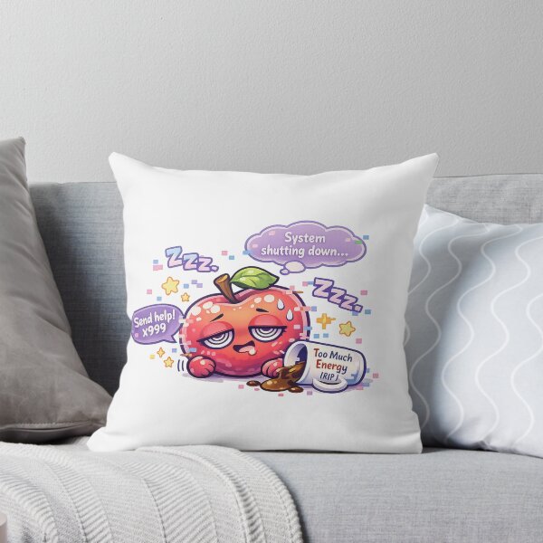 Item preview, System Shutting Down – Pastel Kawaii Apple Burnout  designed and sold by Sommium .