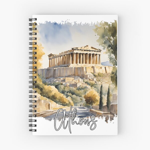 Artikelvorschau, Aquarell von Athen, Griechenland entworfen und verkauft von Dressyourflag.
