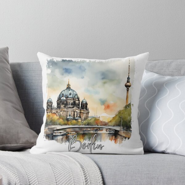 Item preview, Watercolor of Berlin, Berlin Germany designed and sold by Dressyourflag.