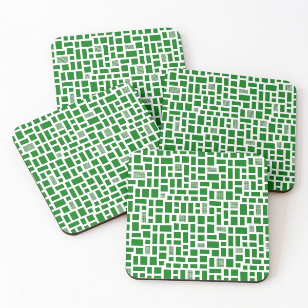 Item preview, Minimalist Mosaic Tile - Green designed and sold by CurioEphemeres.