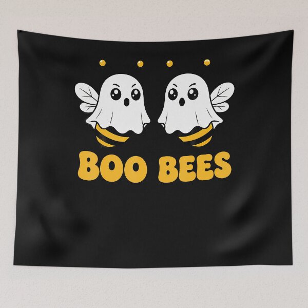 Item preview, Boo Bees Funny Ghosts Boobees Cute Halloween designed and sold by Chromatic-Cubes.
