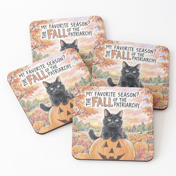 Item preview, Fall of the Patriarchy Black Cat designed and sold by Seillean Daisy Society.