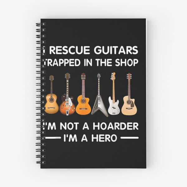 Item preview, I Rescue Guitars Trapped in the Shop - Guitar Lover Hero Design designed and sold by ajson21.