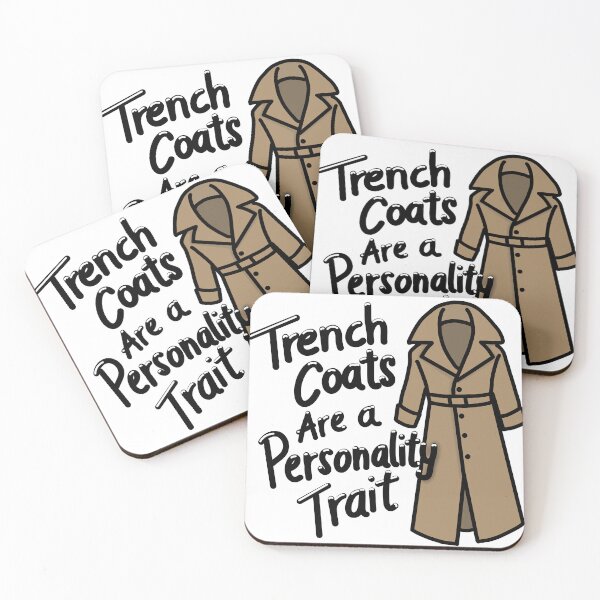 Item preview, In love with a trench coat designed and sold by TineHunterArt.