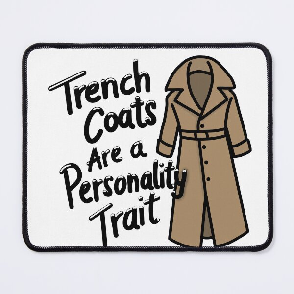 Item preview, In love with a trench coat designed and sold by TineHunterArt.