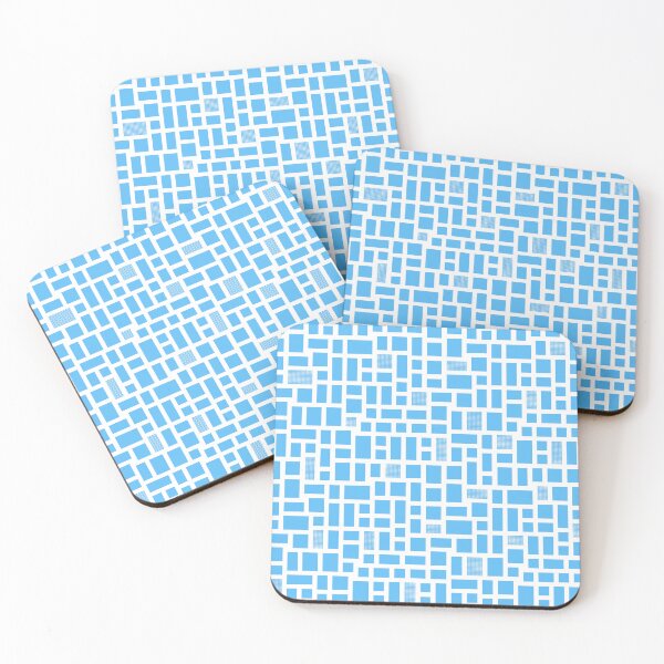 Item preview, Minimalist Mosaic Tile - Light Blue designed and sold by CurioEphemeres.