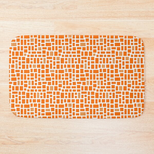 Item preview, Minimalist Mosaic Tile - Orange designed and sold by CurioEphemeres.