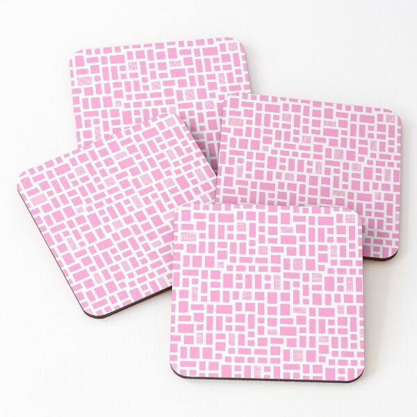 Item preview, Minimalist Mosaic Tile - Pink designed and sold by CurioEphemeres.