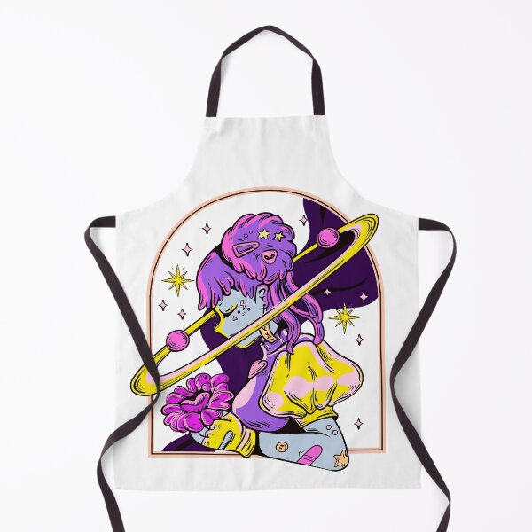 Item preview, Cosmic Space Girl Saturn Planet Illustration designed and sold by DesignByUmza.