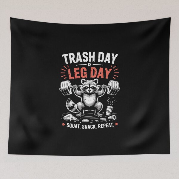 Item preview, Trash Day Is Leg Day   designed and sold by jkrphoto.