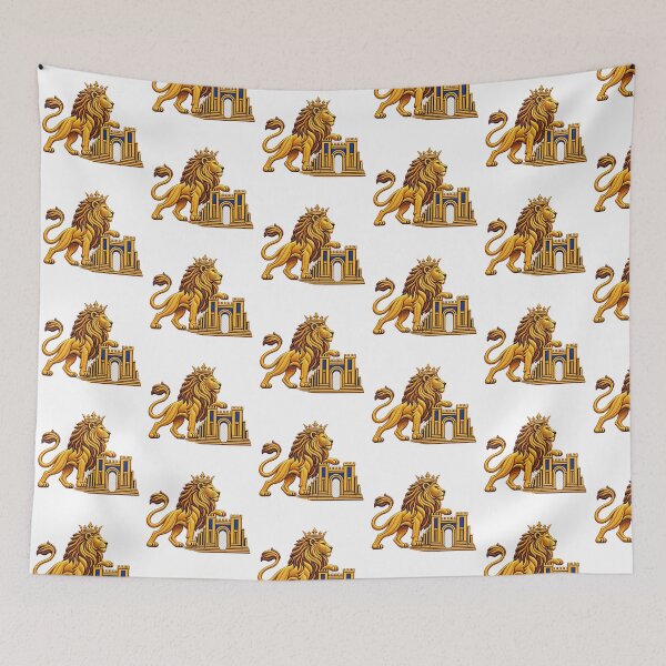 Item preview, King Lion with Crown and Castle designed and sold by SABEHAT.