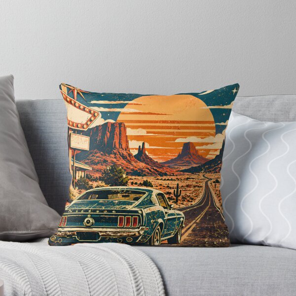 Item preview, Desert Road Trip Retro Travel Graphic designed and sold by Xuni Studio.