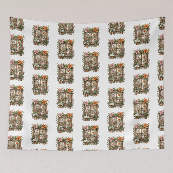 Item preview, Cozy Lily Greenhouse Flower Sticker designed and sold by RareBotanical .