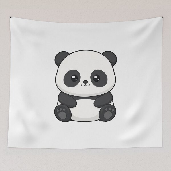Item preview, Cute Sitting Panda Bear designed and sold by STOXT.