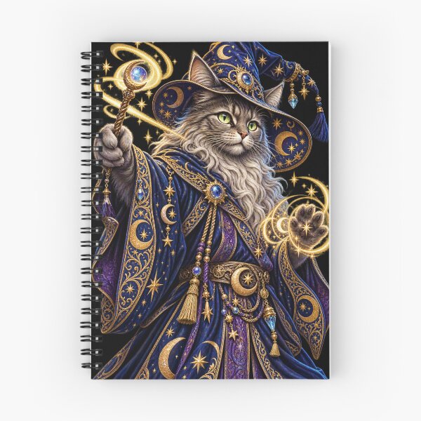 Item preview, Wizard Cat designed and sold by Jaenne.studio.