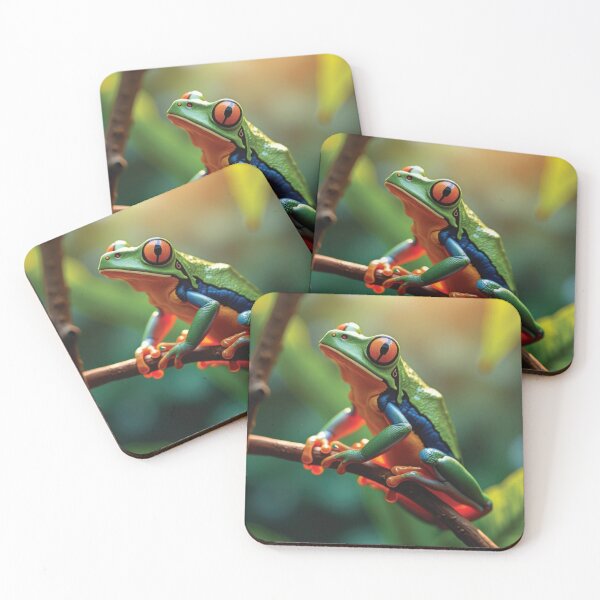 Item preview, Red-Eyed Tree Frog on Branch designed and sold by VFXguy.