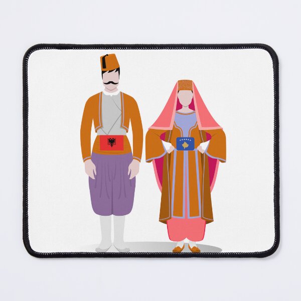 Item preview, Albanian Couple Albania & Kosovo Flags | Proud Albanian Heritage designed and sold by gluxdesing.