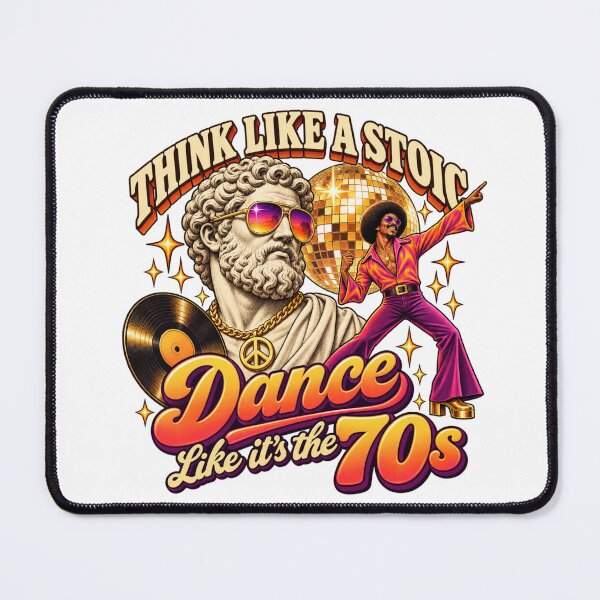 Item preview, Think Like a Stoic, Groove Retro designed and sold by Dresut.