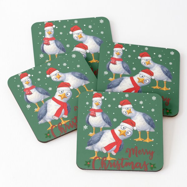 Item preview, Merry Christmas Seagulls Funny Christmases Bird xmas australia christmas Gift Men Woman Kids. designed and sold by Amelia ART G.