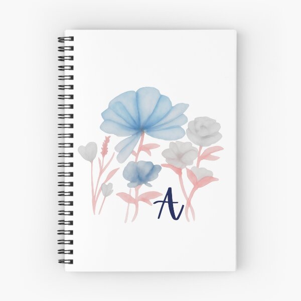Item preview, Floral Watercolor Monogram Letter A Art designed and sold by MaisyTorrence.