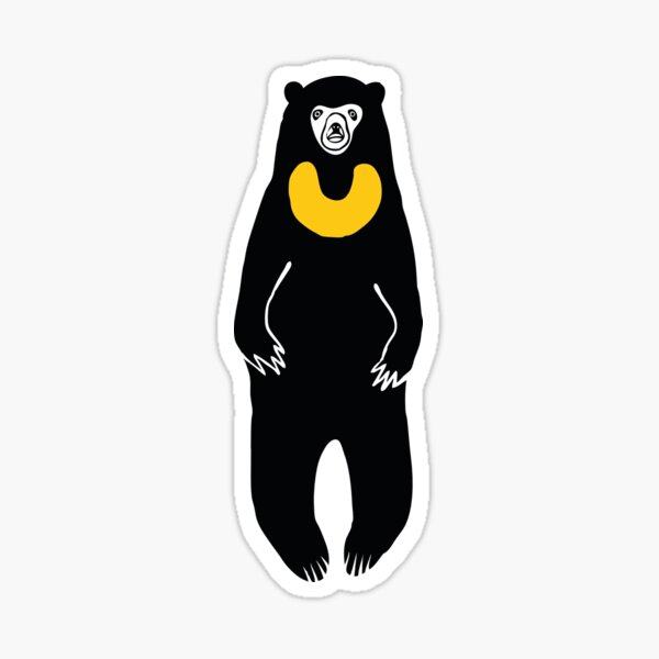 Malayan Sun Bear - Pattern 1 of 3 Sticker