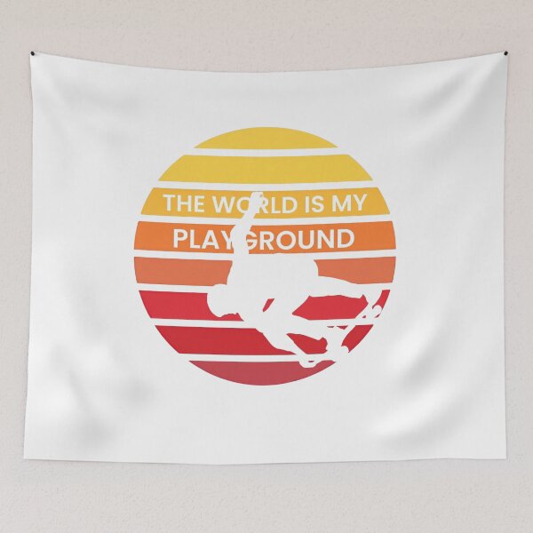 Item preview, the world is my playground designed and sold by BikTee.