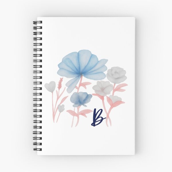 Item preview, Floral Watercolor Monogram Letter B Art designed and sold by MaisyTorrence.