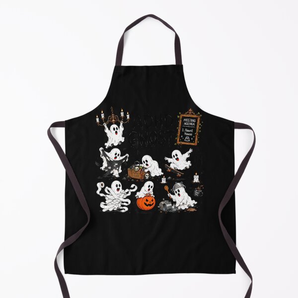 Item preview, Adhd Ghost Meeting Halloween Ghost Humor Spooky Chaos designed and sold by Chromatic-Cubes.