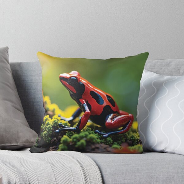 Item preview, Red Poison Dart Frog on Mossy Log designed and sold by VFXguy.