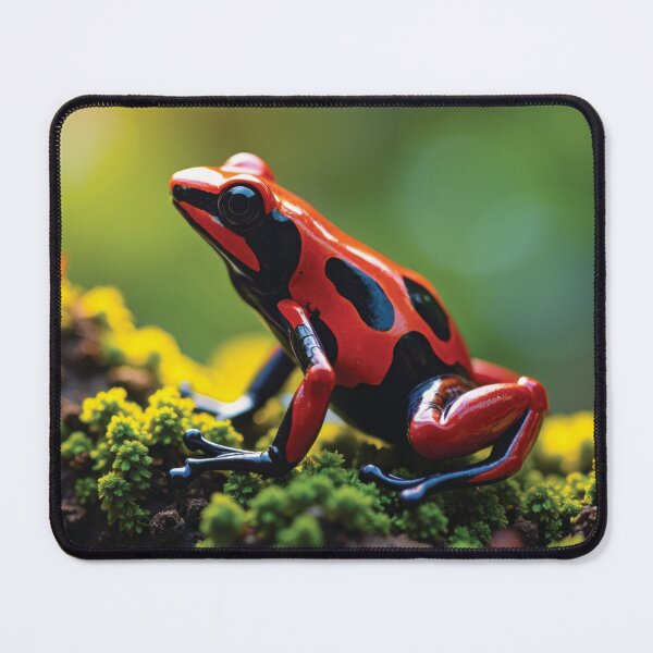 Item preview, Red Poison Dart Frog on Mossy Log designed and sold by VFXguy.