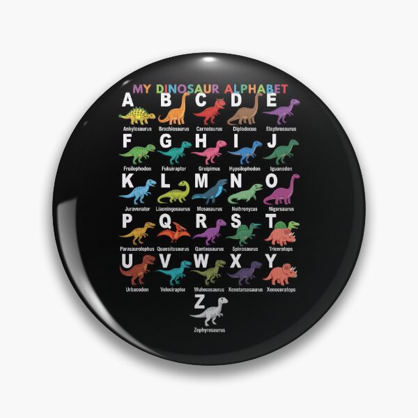 Artikelvorschau, Dinosaurierarten Alphabet A-Z ABC Dino-Identifizierung entworfen und verkauft von gear-posters.