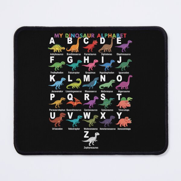 Item preview, Types of Dinosaurs Alphabet A-Z ABC Dino Identification designed and sold by gear-posters.